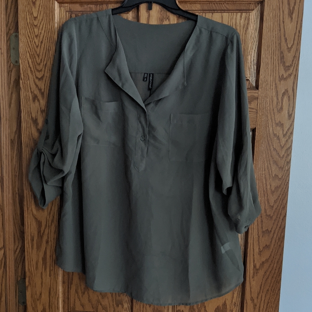 Plus blouse from Maurices